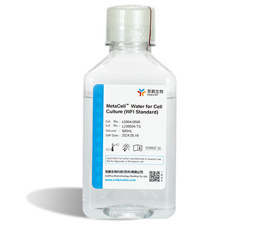 MetaCell<sup>®</sup> Water for Cell Culture<br/>(WFI Standard)